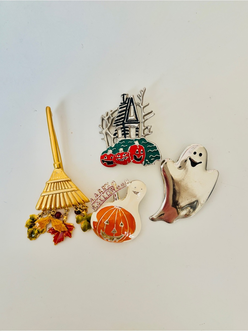 Vintage Halloween Brooch Lot